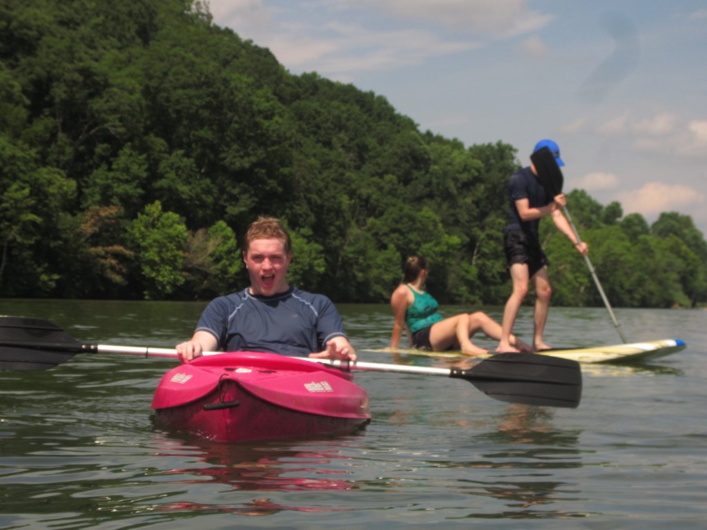 kayaking